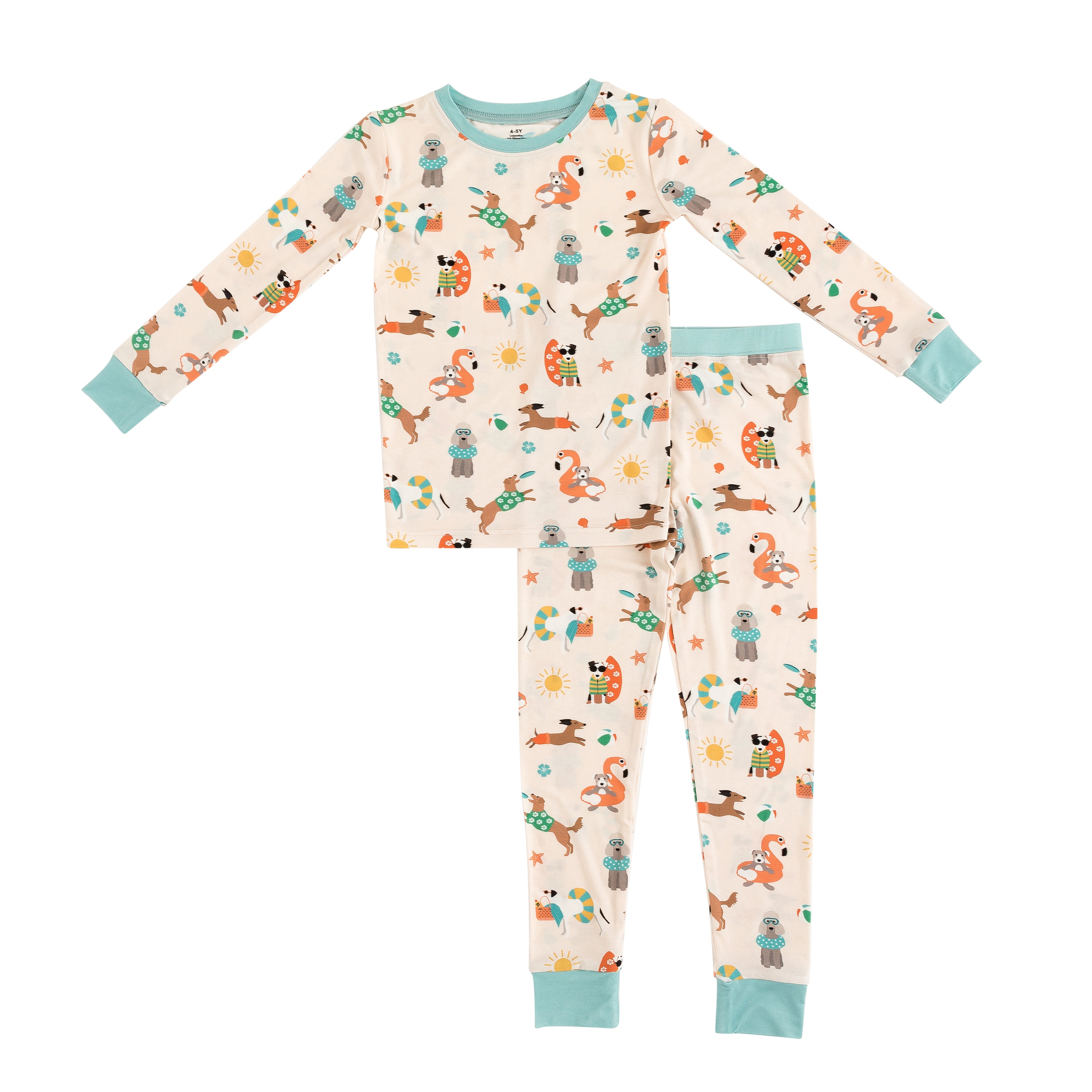 Pups in the Sun (Long Sleeve PJ) - Aaria Tees Aaria Tees