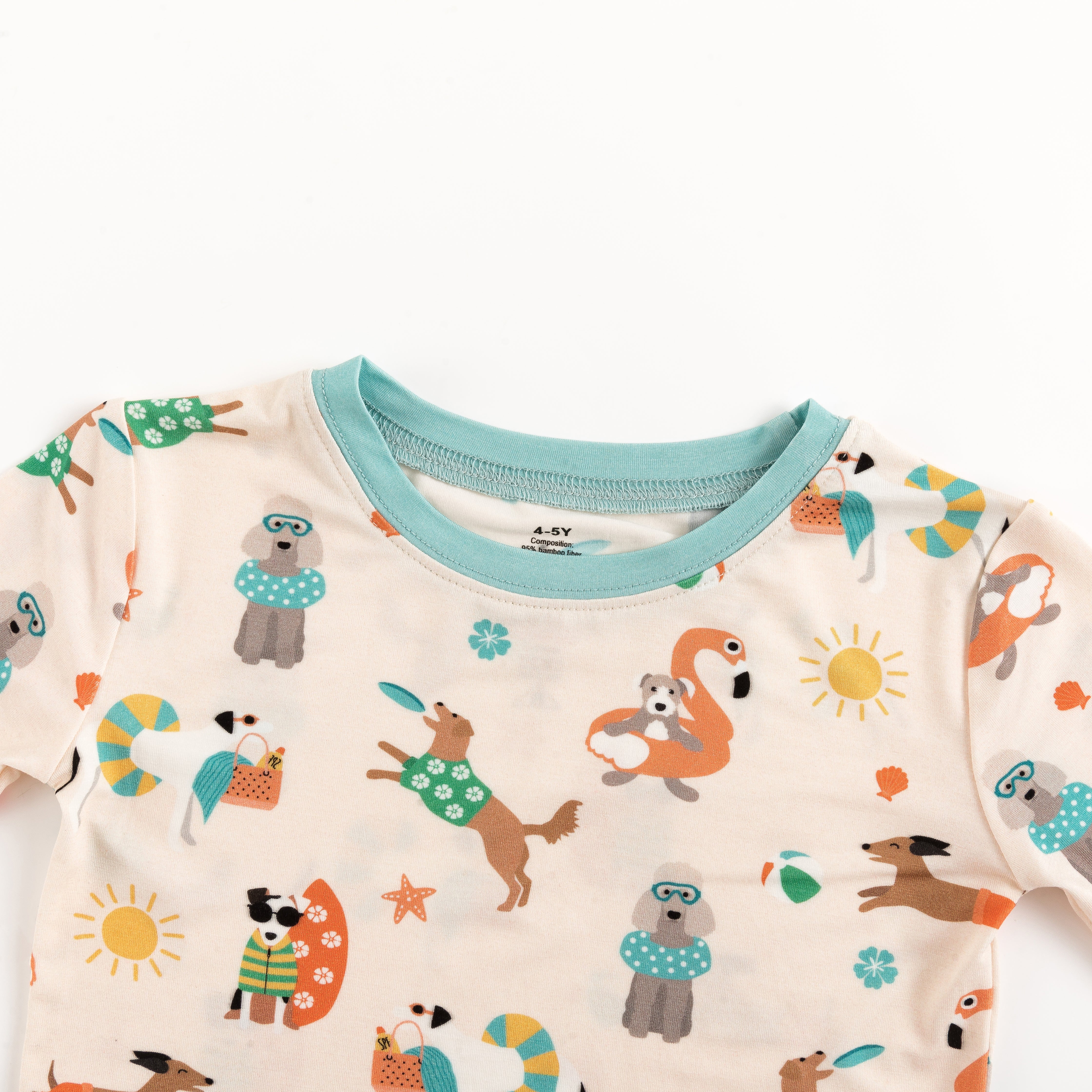 Pups in the Sun (Long Sleeve PJ) - Aaria Tees Aaria Tees
