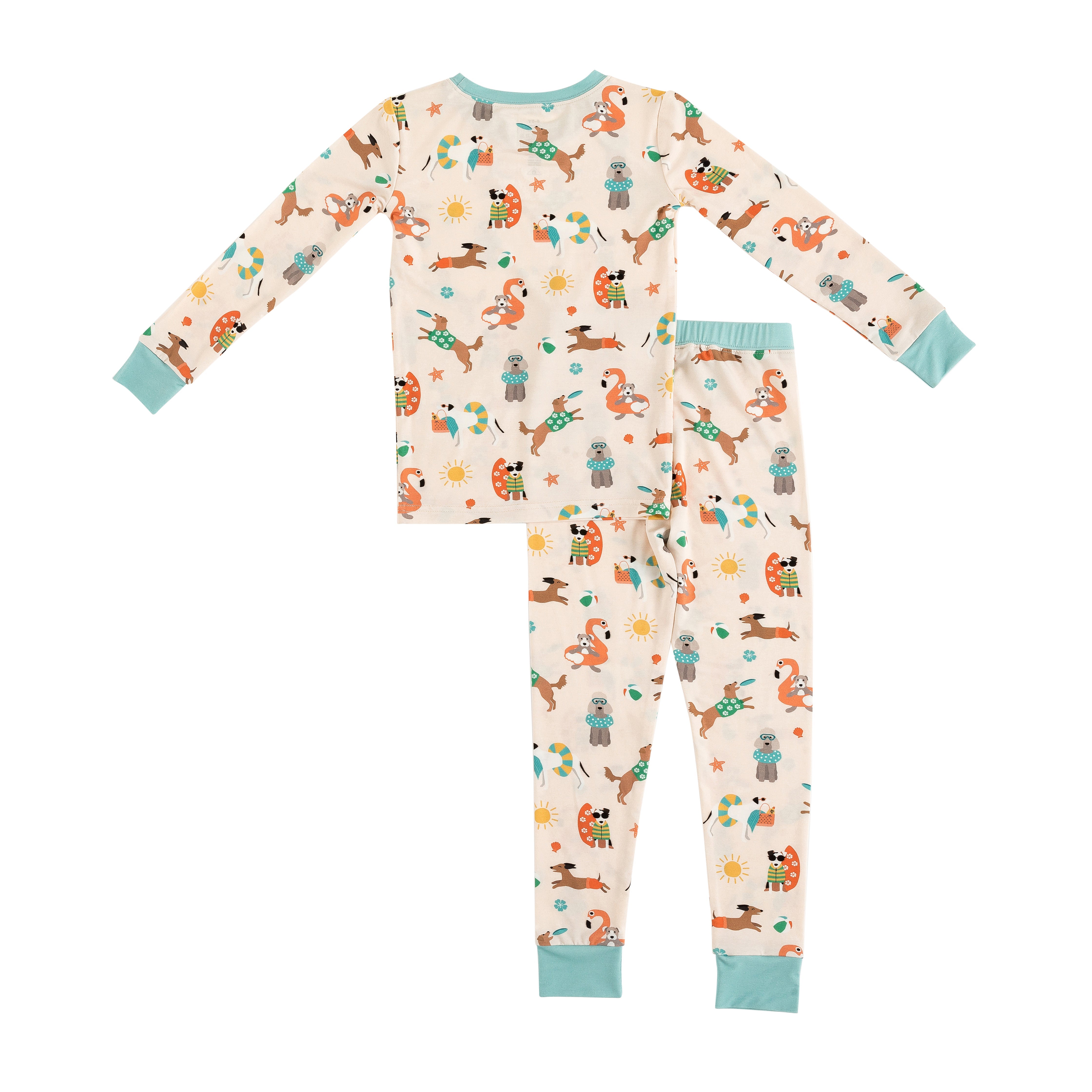 Pups in the Sun (Long Sleeve PJ) - Aaria Tees Aaria Tees
