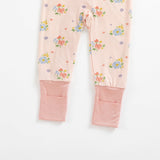 Blush Bloom (Convertible Zip Footies) - Aaria Tees Aaria Tees