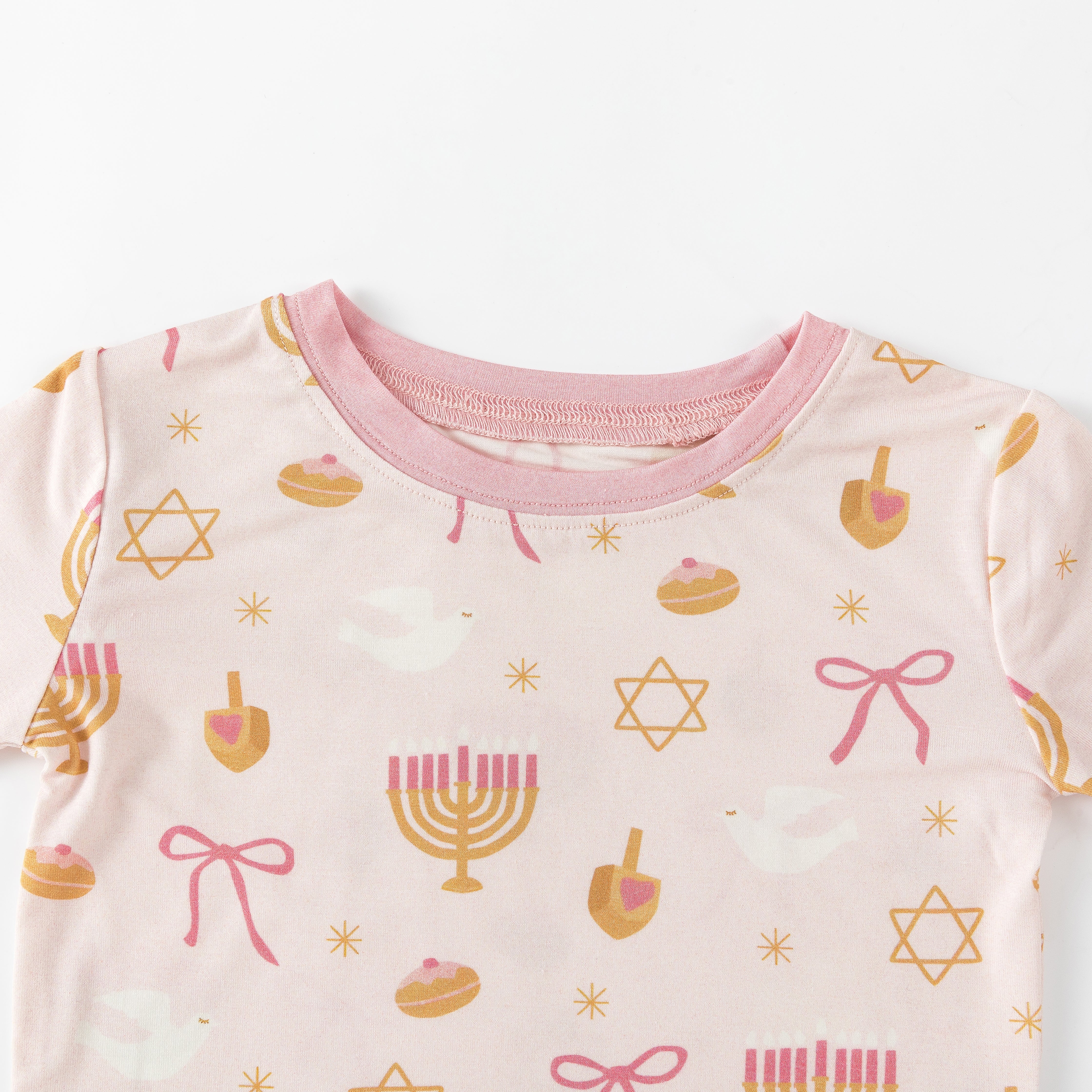 Pretty In Hanukkah (Long Sleeve PJ) - Aaria Tees Aaria Tees