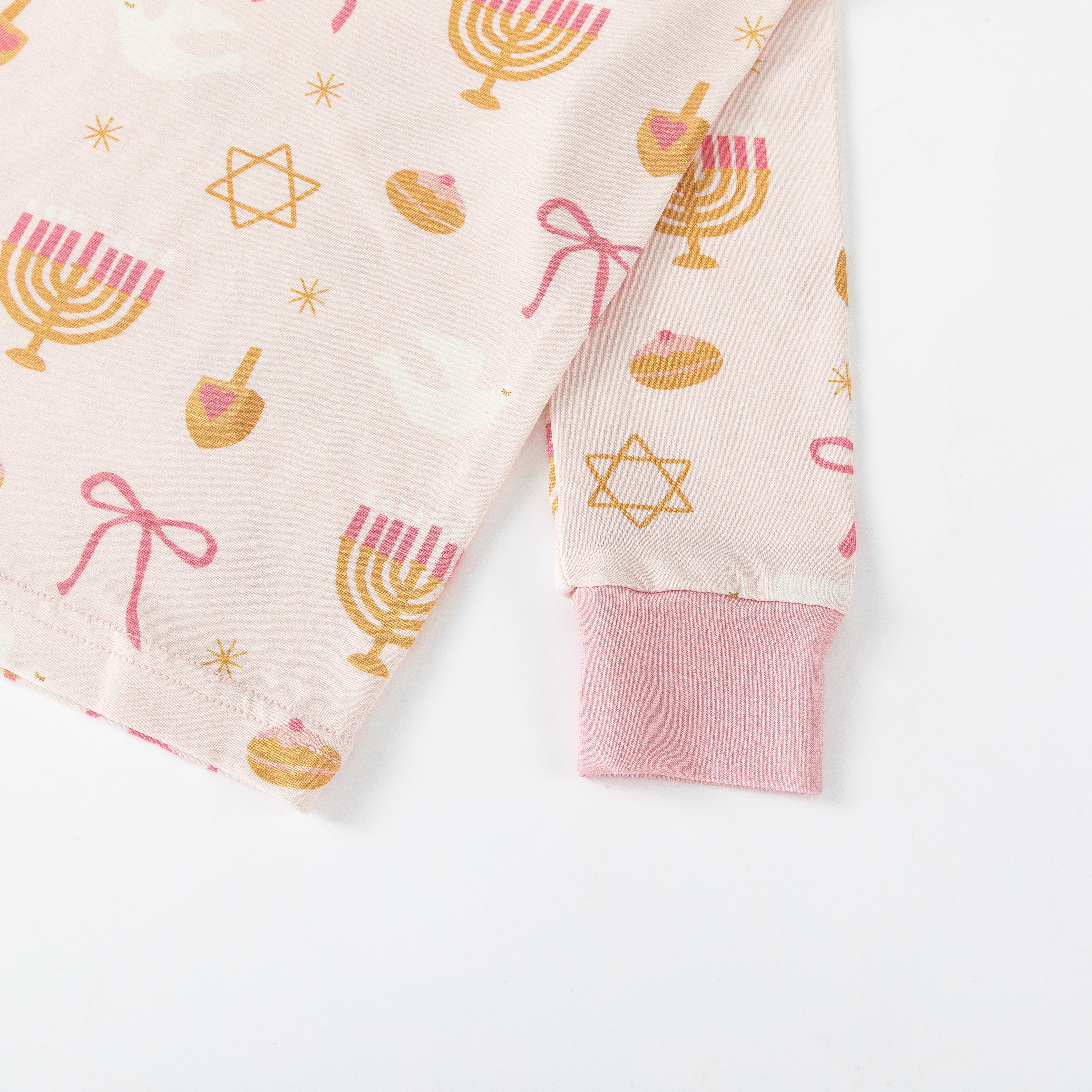 Pretty In Hanukkah (Long Sleeve PJ) - Aaria Tees Aaria Tees