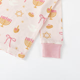 Pretty In Hanukkah (Long Sleeve PJ) - Aaria Tees Aaria Tees