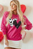 Whitley Heart Patch Graphic Sweatshirt - Aaria Tees Aaria Tees