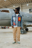 New Rich Denim Jacket (Denim) - Aaria Tees Aaria Tees