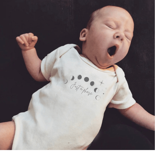 graphic bodysuit | just a phase - Aaria Tees Aaria Tees