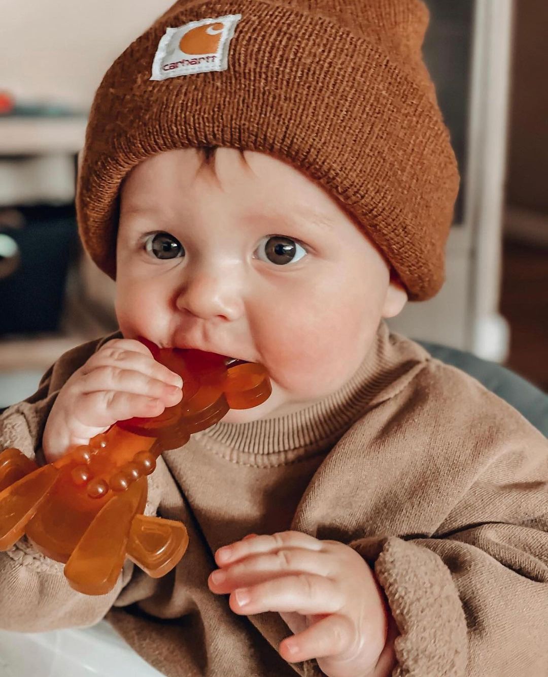 The Little Bamber - Natural Rubber & Baltic Amber Teething Toy - Aaria Tees Aaria Tees