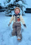 Waterproof Snow bib for youth and toddler Aaria Tees