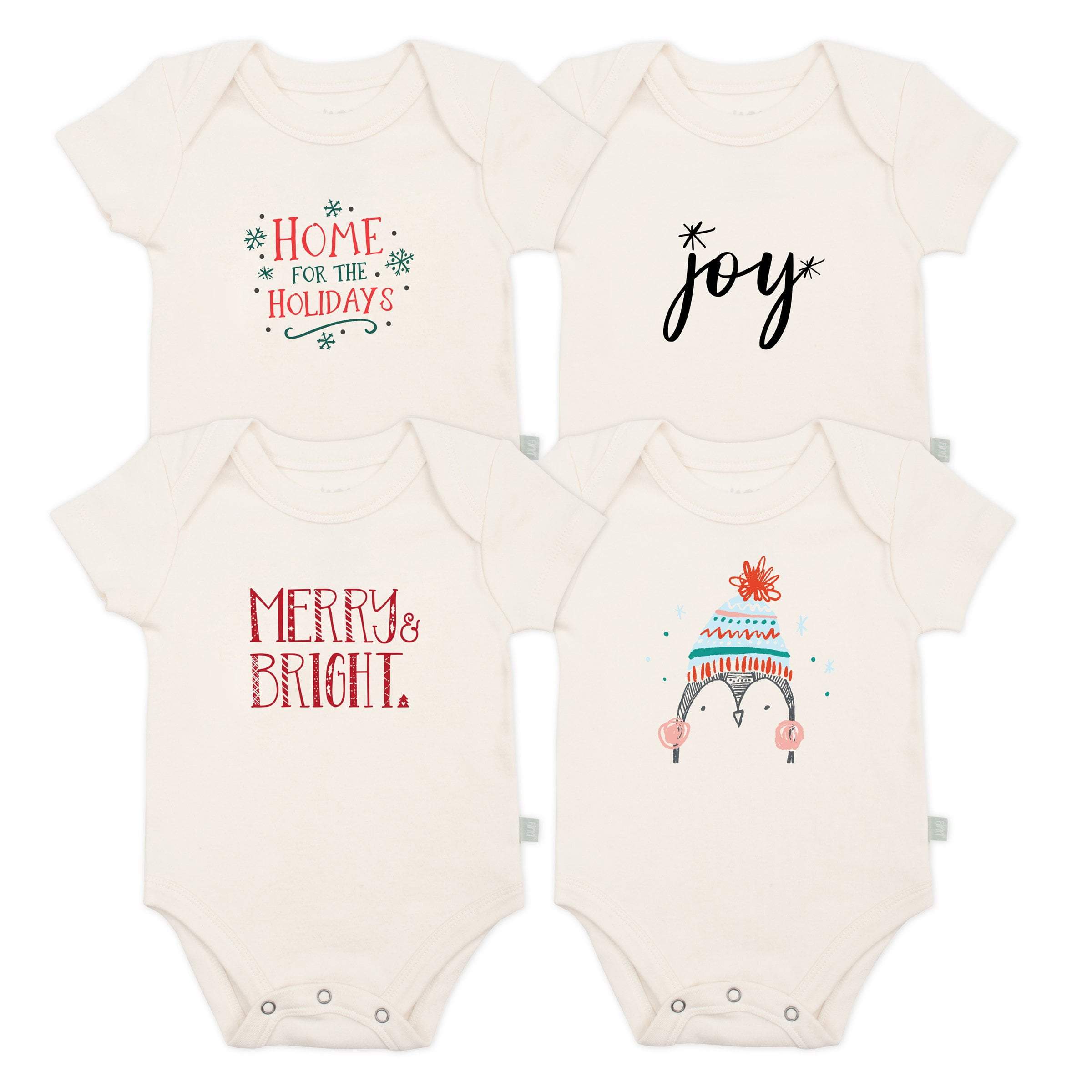 graphic bodysuit set | holiday 4 pack + 1 free - Aaria Tees Aaria Tees