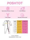 PoshTOT Sanrio Hello Kitty Red Bamboo Baby Convertible Zippy Romper - Aaria Tees Aaria Tees