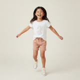 Organic Graphic Tee & Shorts Set - Beach Day - Aaria Tees Aaria Tees