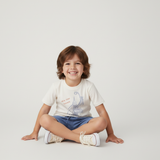 Organic Graphic Tee & Shorts Set - New York - Aaria Tees Aaria Tees