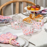 Painted Cherry Blossom Tea Pot Aaria Tees
