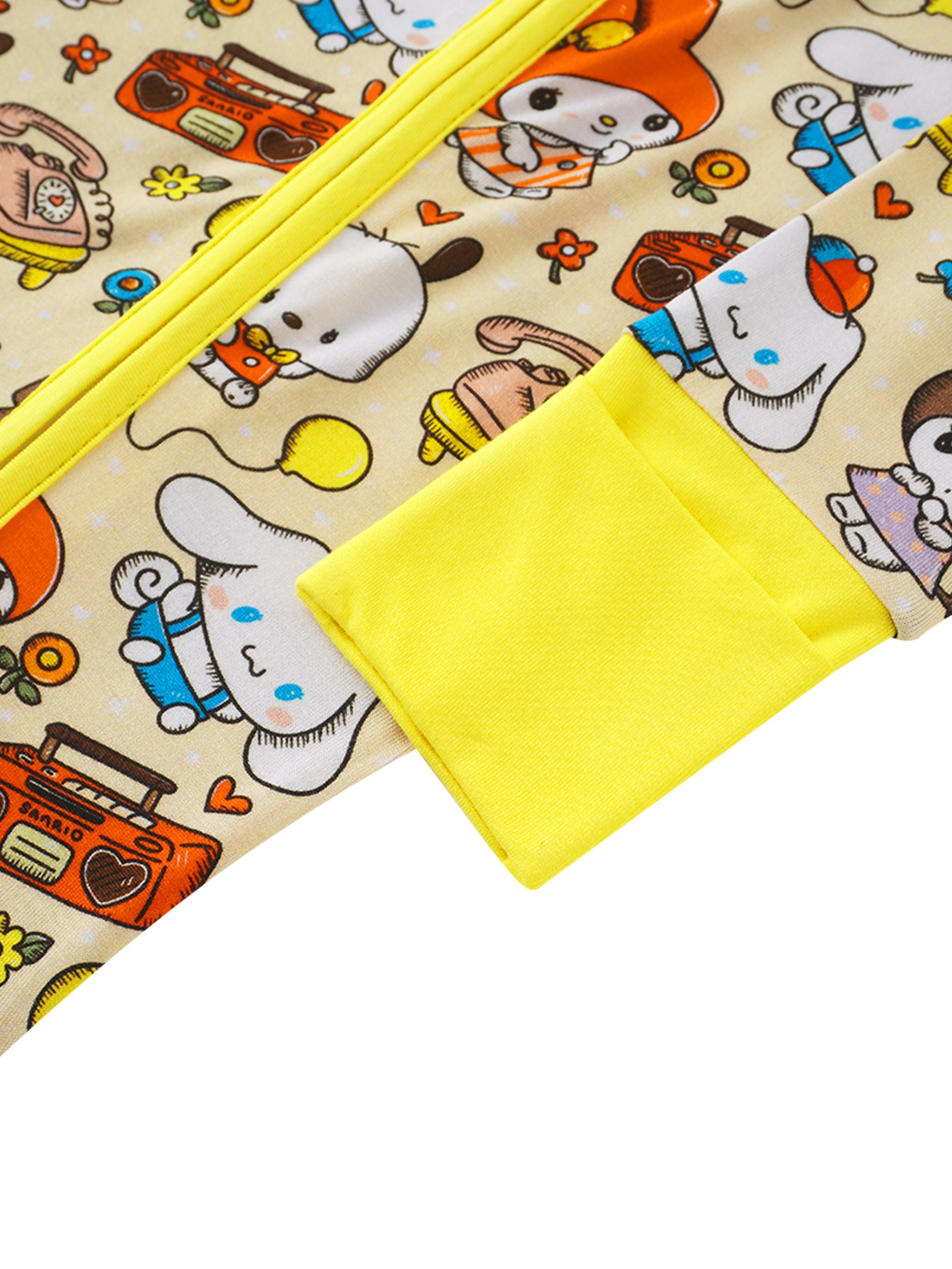 PoshTOT Sanrio Cinnamoroll Bamboo Baby Convertible Zippy Romper - Aaria Tees Aaria Tees