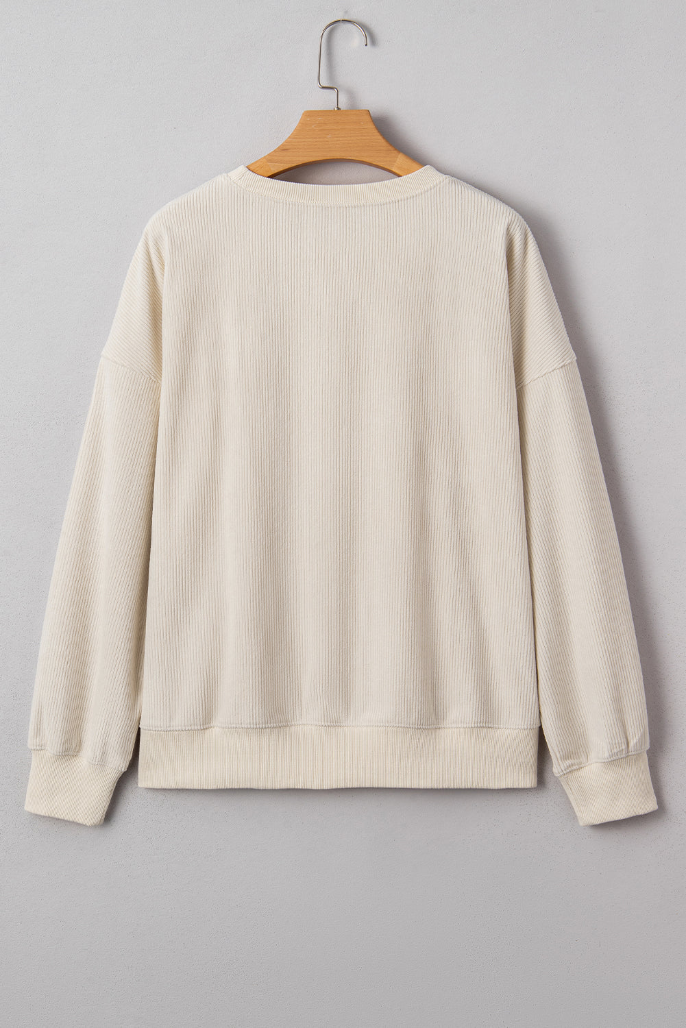 Sylevi Graphic Ribbed Loose Sweatshirt - Aaria Tees Aaria Tees