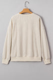 Sylevi Graphic Ribbed Loose Sweatshirt - Aaria Tees Aaria Tees