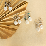 Silver Marea Earrings Aaria Tees
