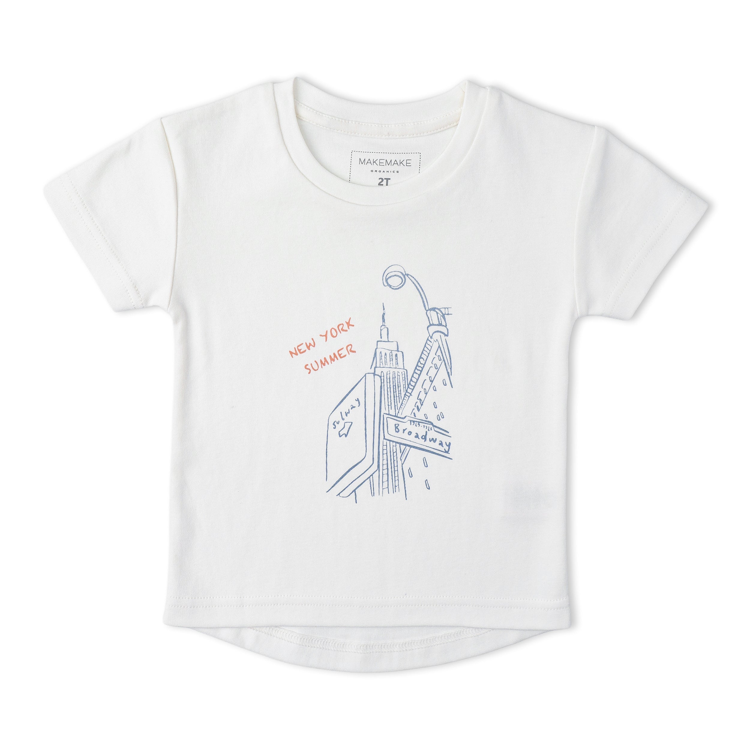 Organic Graphic Tee & Shorts Set - New York - Aaria Tees Aaria Tees