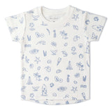 Organic Tee & Shorts Set - Coastal - Aaria Tees Aaria Tees