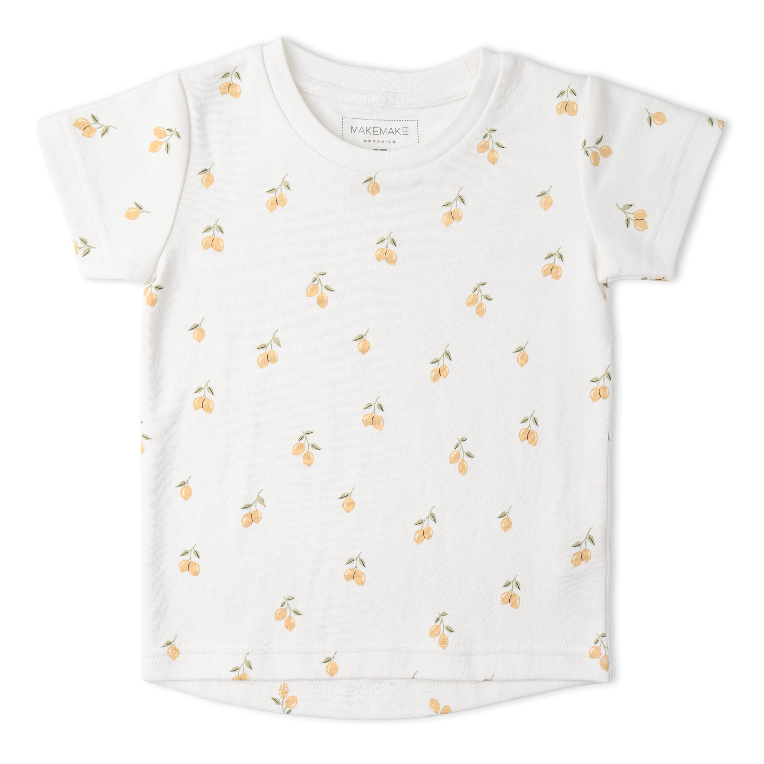 Organic Tee & Shorts Set - Lemons - Aaria Tees Aaria Tees