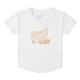 Organic Graphic Tee & Shorts Set - Wild West - Aaria Tees Aaria Tees
