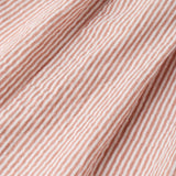 Organic Smocked Top And Bloomer Set - Coral Stripes - Aaria Tees Aaria Tees
