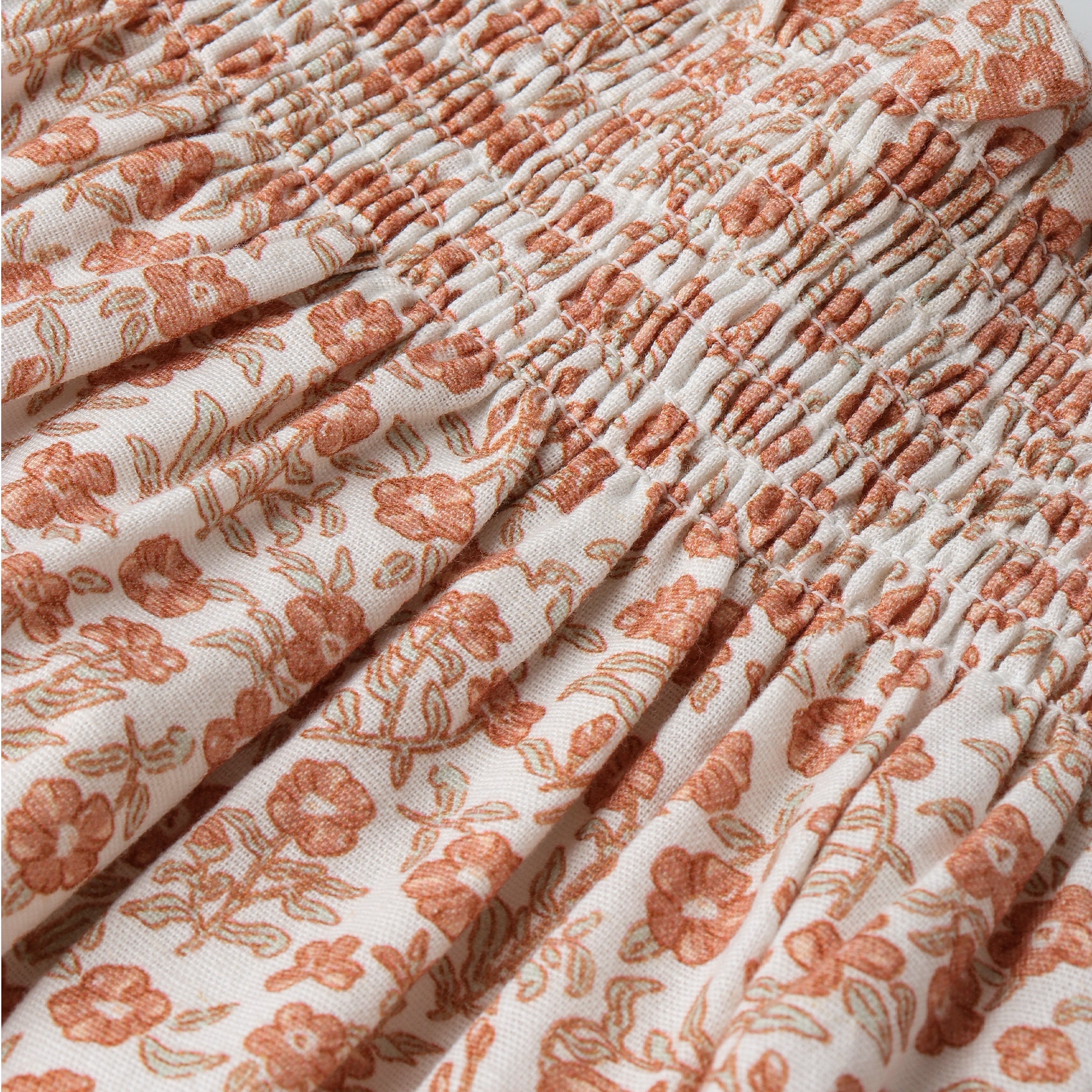 Organic Smocked Sundress - Sienna - Aaria Tees Aaria Tees