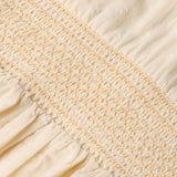 Organic Smocked Collar Dress - Butter Yellow - Aaria Tees Aaria Tees