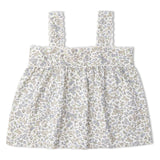 Organic Scalloped Top & Bloomers Set - Tulle Floral - Aaria Tees Aaria Tees