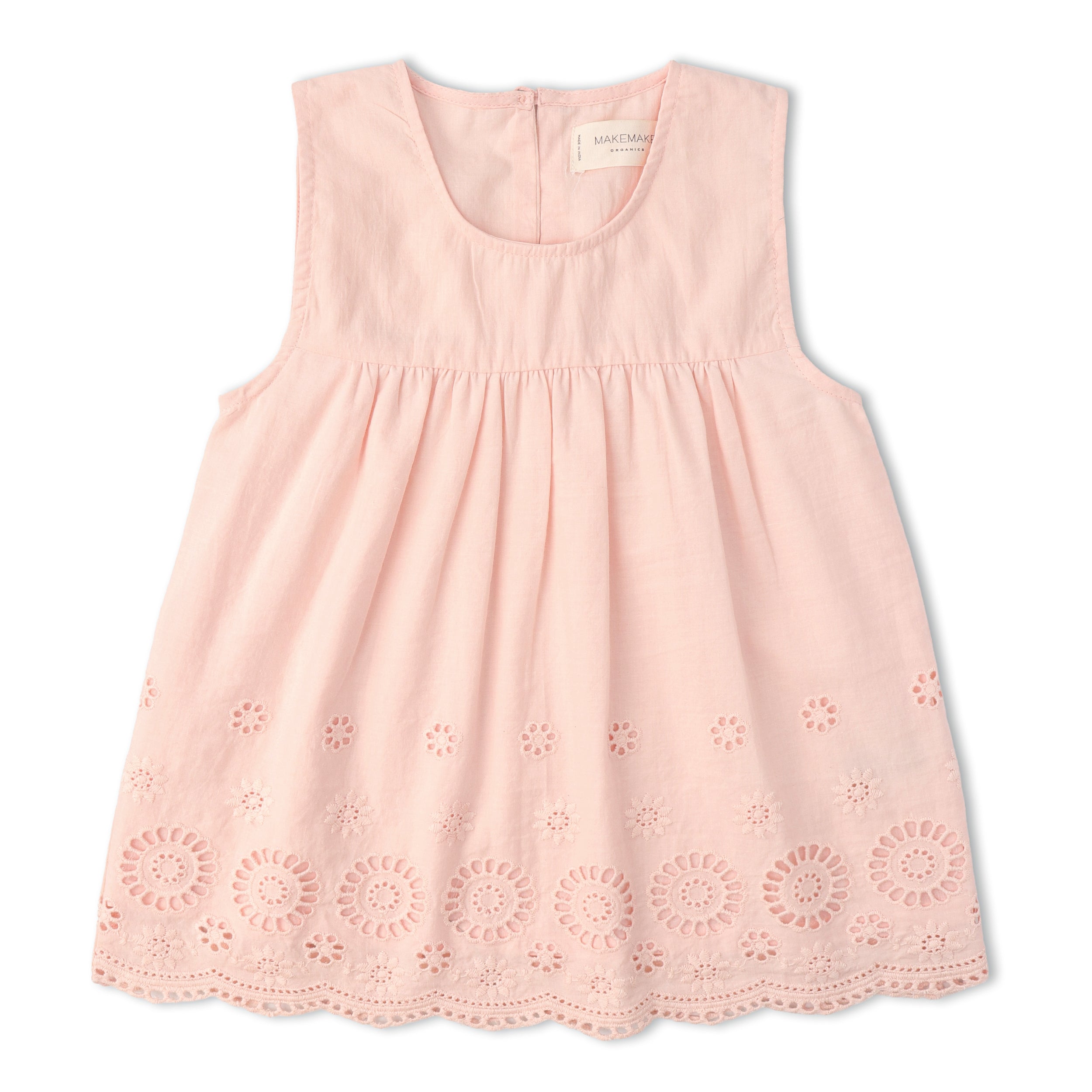 Organic Eyelet Top And Pant Set - Blush Eyelet - Aaria Tees Aaria Tees