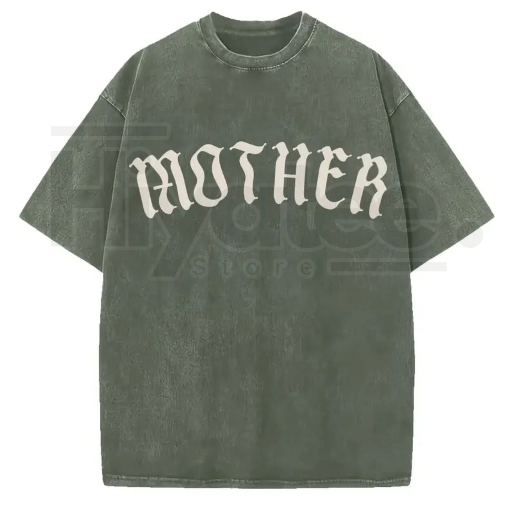 Mother Gothic Graphic T-Shirt – Old English Oversized Alternative Streetwear Tee - Aaria Tees Aaria Tees