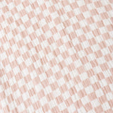Organic Buttoned Jumpsuit - Brick Checks - Aaria Tees Aaria Tees
