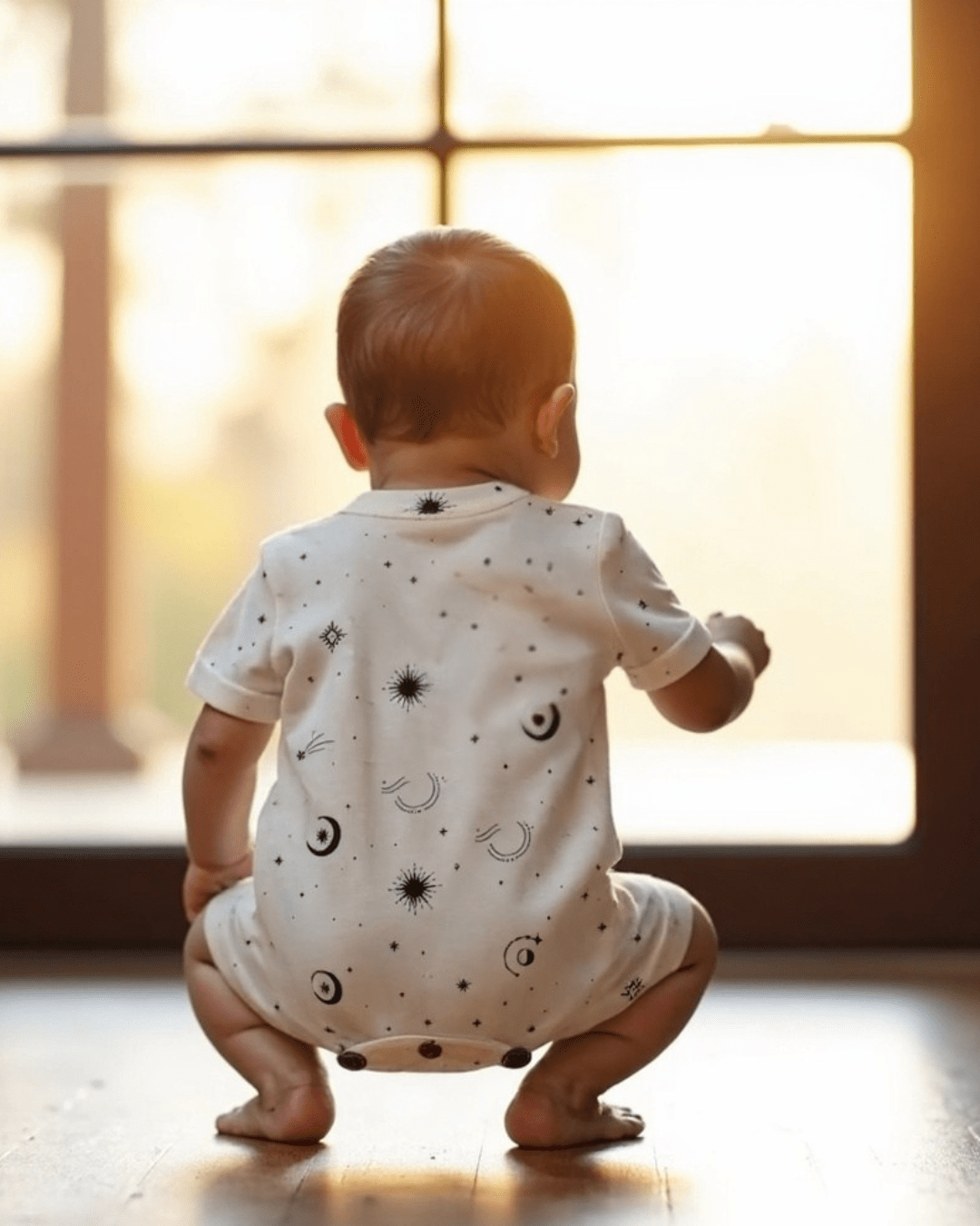 short sleeve romper | celestial - Aaria Tees Aaria Tees