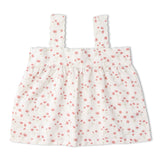 Organic Scalloped Top & Bloomers Set - Pink  Bloom - Aaria Tees Aaria Tees