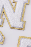 White letters "A-Z" stickers - Aaria Tees Aaria Tees