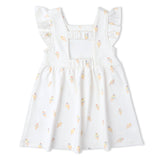 Organic Cutout Back Dress - Ice Cream - Aaria Tees Aaria Tees