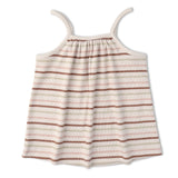 Organic Tank Top & Shorts Set - Terra Stripes - Aaria Tees Aaria Tees