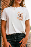White Double-Side Cowboy Hat & Boots Graphic Tee - Aaria Tees Aaria Tees