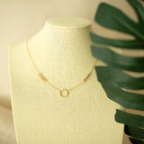 Champagne Quartz Solara Necklace Aaria Tees