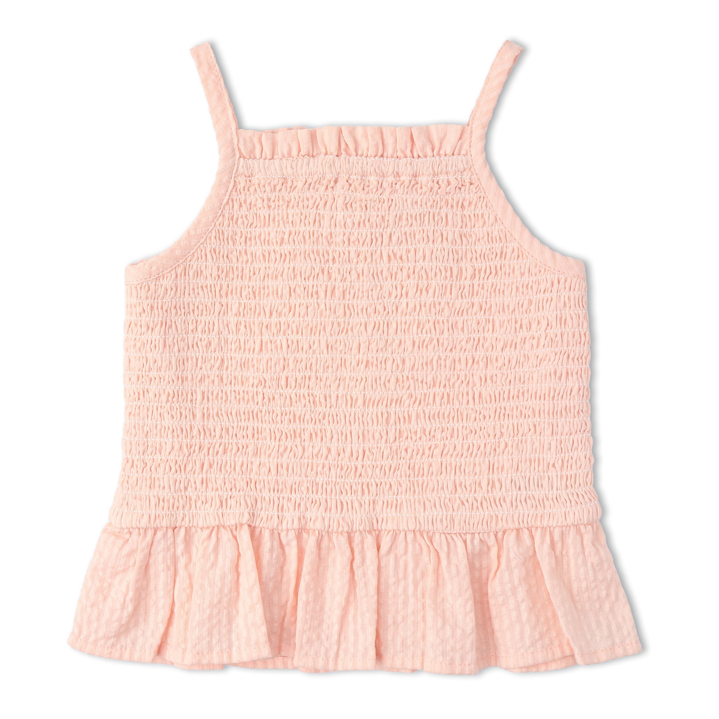 Organic Smocked Top And Bloomer Set - Blush - Aaria Tees Aaria Tees