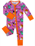 PoshTOT Sanrio Hello Kitty Milk Bamboo Baby Convertible Zippy Romper - Aaria Tees Aaria Tees