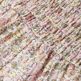 Organic Smocked Jumpsuit - Pastel Bloom - Aaria Tees Aaria Tees