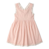 Organic Cross Back Dress - Blush - Aaria Tees Aaria Tees