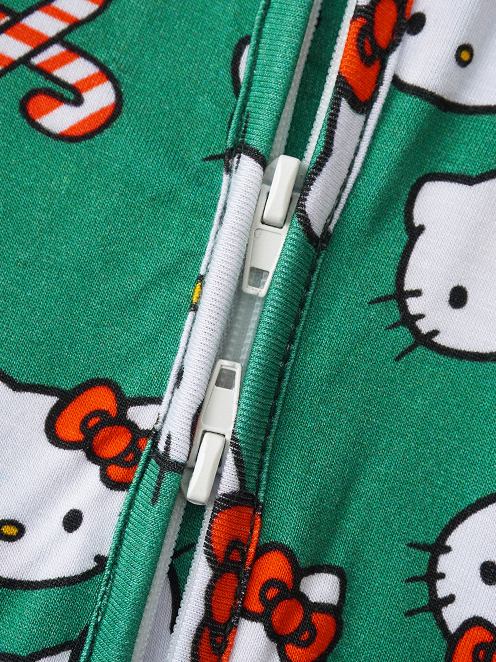 PoshTOT Sanrio Hello Kitty Green Bamboo Baby Convertible Zippy Romper - Aaria Tees Aaria Tees