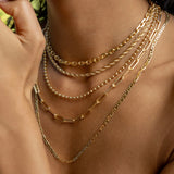 Carrie Paper Clip  Necklace Aaria Tees