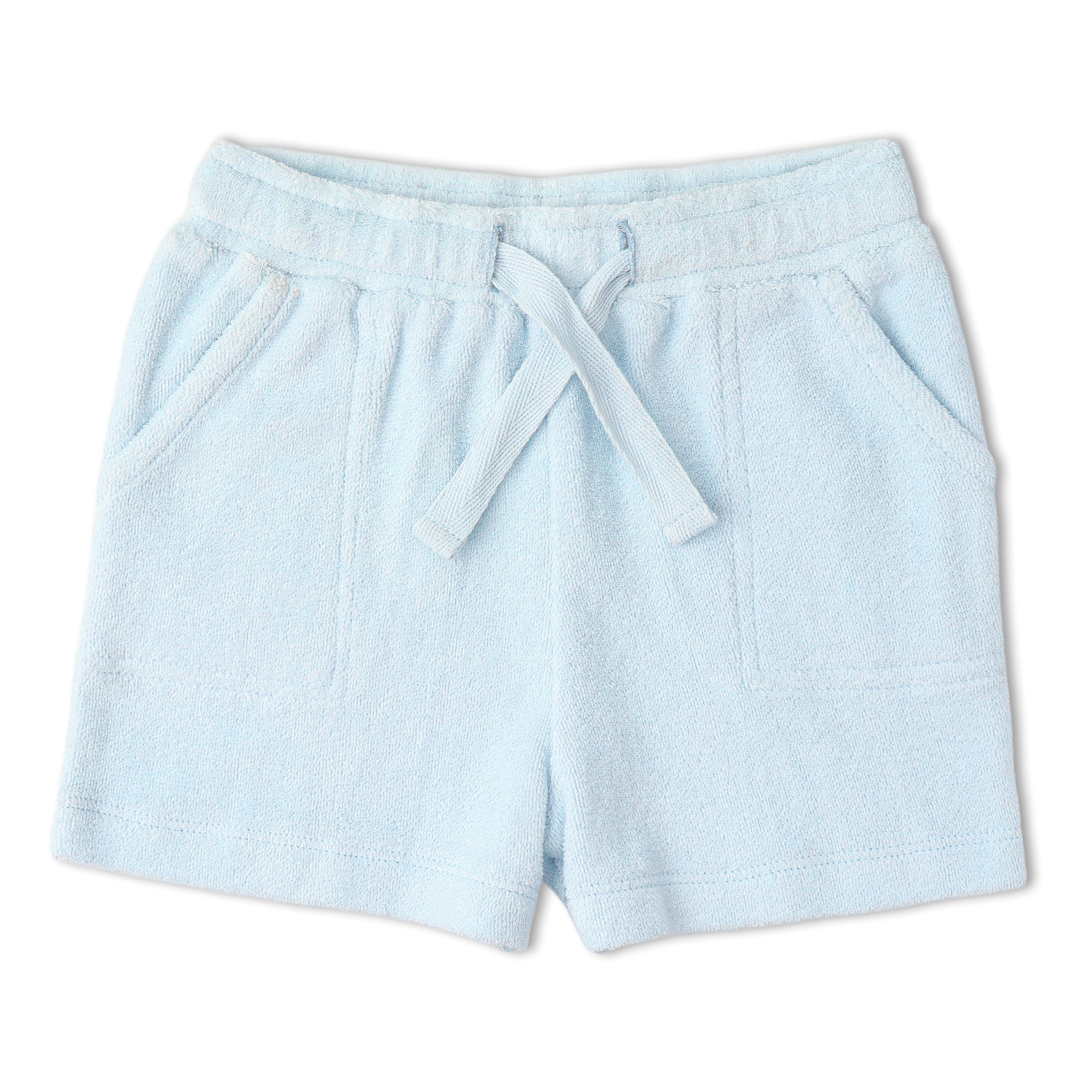 Organic Terry Tee & Shorts Set - Cabana Stripes - Aaria Tees Aaria Tees