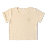 Organic Terry Tee & Shorts Set - Butter Yellow - Aaria Tees Aaria Tees