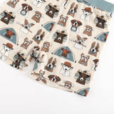 Camp Paws (Short PJ Set) - Blue - Aaria Tees Aaria Tees