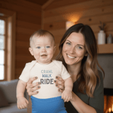 graphic bodysuit |crawl walk ride - Aaria Tees Aaria Tees
