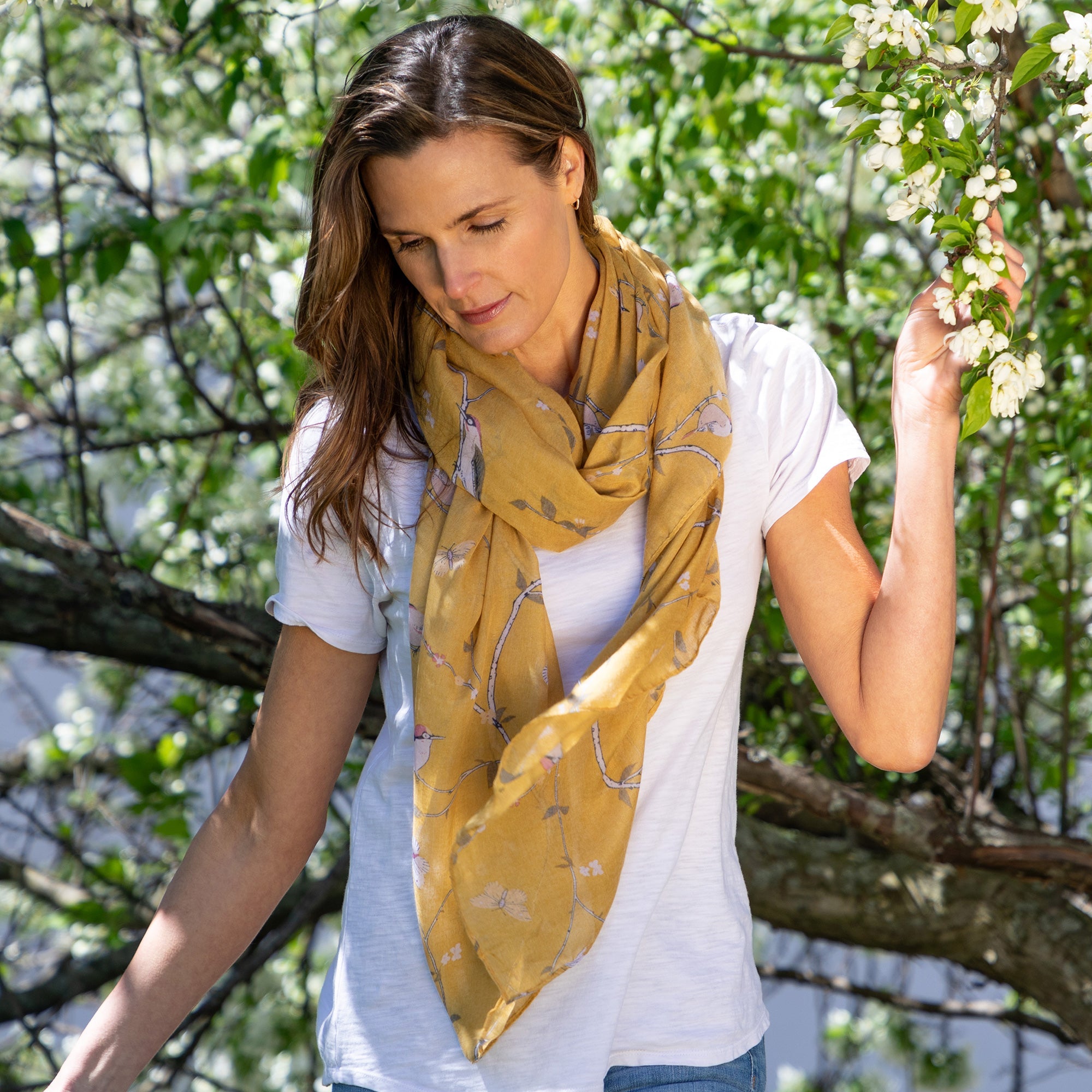 Lovely Birds & Butterflies Scarf - Aaria Tees Aaria Tees